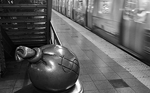 Subway Token Figures : Art : Subway : New York : Tom Otterness : Personal Photo Projects : Photos : Richard Moore : Photographer